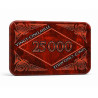 Placa de póquer "MÁRMOL 25000" - de cerámica - 8,5x5,2 cm.