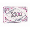 Fiches da poker "MARMO 2500" - in ceramica - 8,5x5,2 cm.
