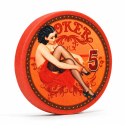 Ficha de pôquer "60's...