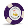 Jeton de poker "LAS VEGAS 500" - en clay composite avec insert métal - 14g – en vente à l'unité