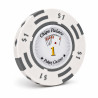 Ficha de pôquer "CHIPS PALACE 1" - em composto de argila com inserção de metal - 14g - à venda individualmente