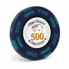 Jeton de poker "CHIPS PALACE 500" – en clay composite avec insert métal – 14g – en vente à l'unité