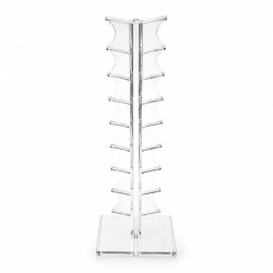 Tour de présentation pour 16 jetons de roulette -  en plexiglass – 49,5cm