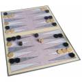 Backgammon Jacquet - tavola in cartone da 44x36 cm - pedine in legno