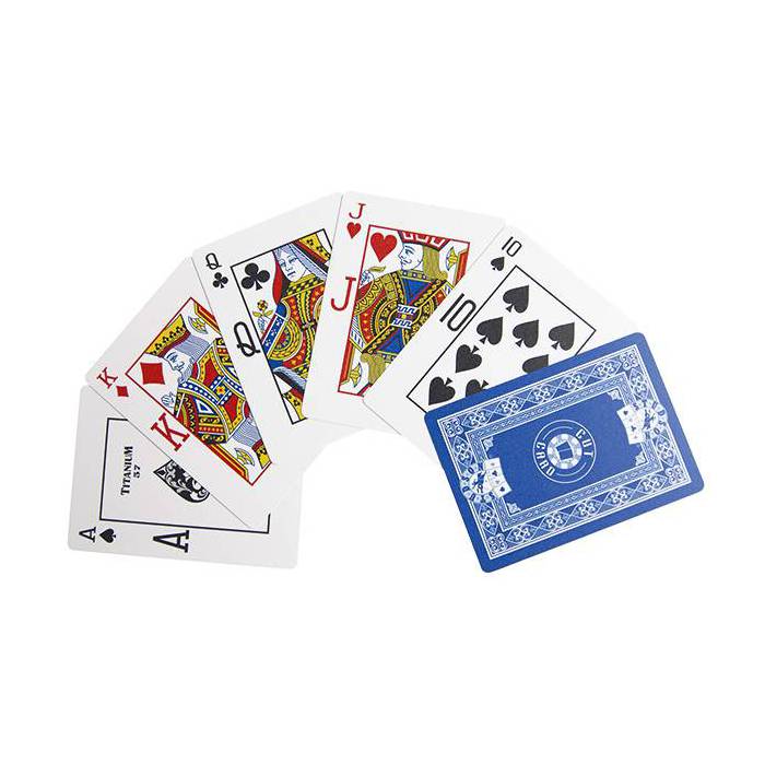 Studson "TITANIUM" - jeu de 54 cartes 100% Plastique – format poker – 4 index standards – 2 index jumbo