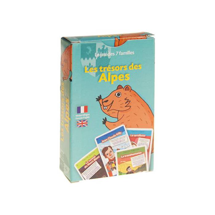 Jeu des 7 Familles : Les Trésors des Alpes - Jeu de 42 cartes