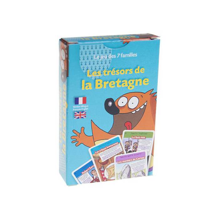 Jeu des 7 Familles : Les Trésors de la Bretagne - Jeu de 42 cartes