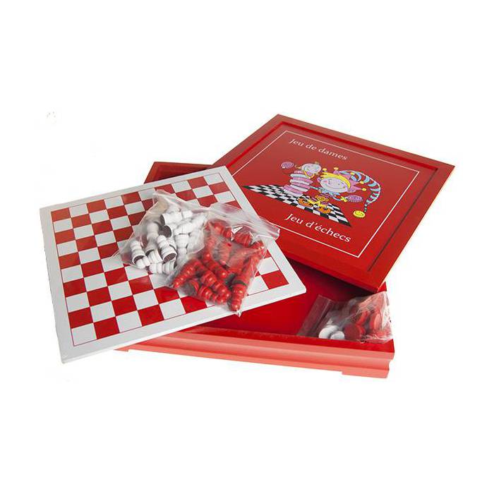 Coffret Dames Echecs Acidulé