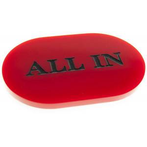Botón All In bicolor "OVALE" - cara roja o blanca - 90x60mm