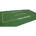 Poker speelmat Hold'Em Poker - 180x90 cm - van vilt