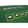 Poker speelmat Hold'Em Poker - 180x90 cm - van vilt