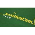 Tappeto da poker Texas Hold'Em in feltro - spazio per il flop - 180x90 cm