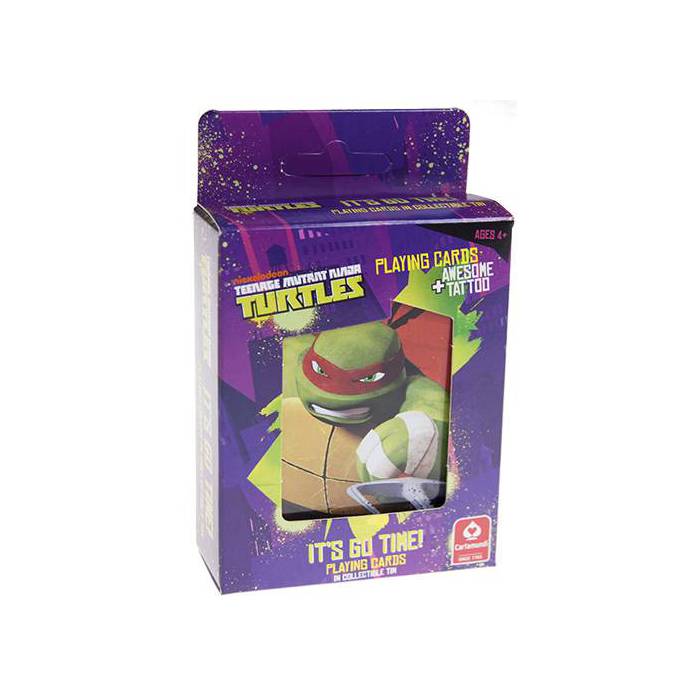 Boîte Collector Tortues Ninja Turtles - Jeu de 54 cartes