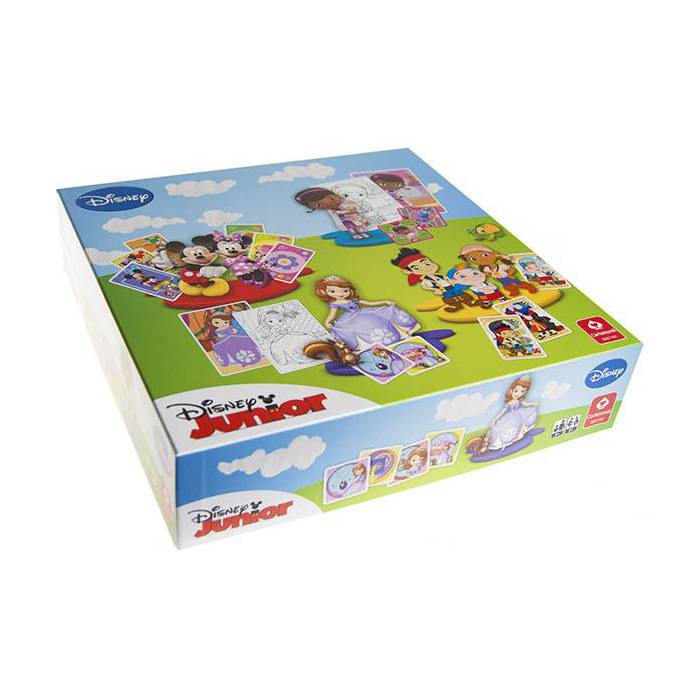 Coffret de Jeux Cadeau Disney - 5 jeux de cartes