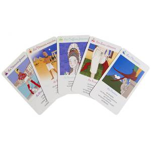 Gioco delle 7 famiglie "LA STORIA DELLA MODA" - gioco di 42 carte