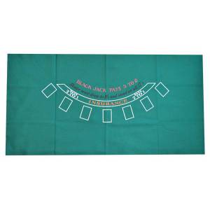 Tapis de Black Jack en feutrine épaisse - 185x95 cm