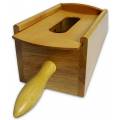Luxus-Spielkartenhalter "WOOD" - aus Naturholz - für 8 Kartenspiele