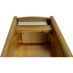Luxury wooden "WOOD" sabot - Natural Wood - for 8 decks of cards