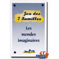 7 Families Game: Imaginary Worlds - Set of 42 laminated cardboard cards - 7 families of 6 cards.