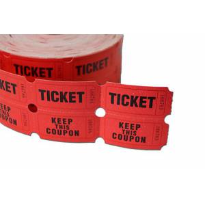 5 rolls of Raffle Tickets - 5000 numbered tickets.