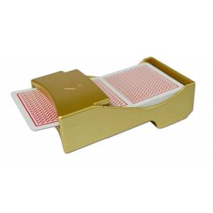 Gold Automatic Card Shuffler - works with one battery