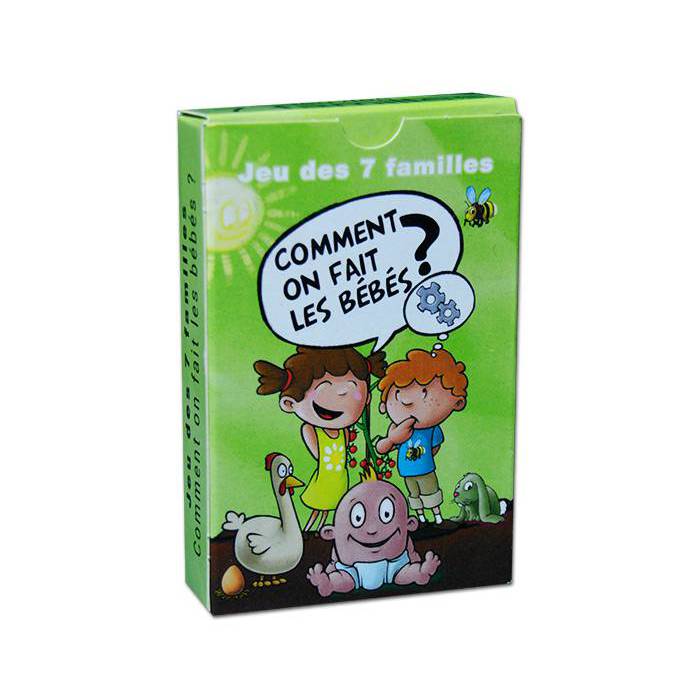 Jeu des 7 Familles Comment on fait les bébés - jeu 42 cartes