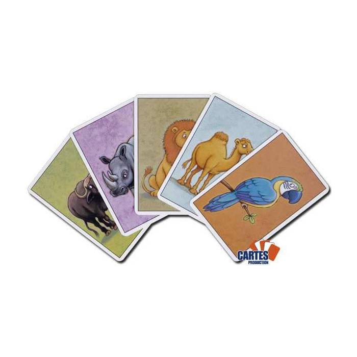 Memory Game: The little game of African Animals - set of 32 laminated ...