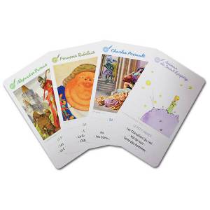 Game of the 12 families "THE GREAT WRITERS" - Deck of 48 cards