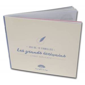 Jeu des 12 familles "LES GRANDS ÉCRIVAINS" - Jeu de 48 cartes