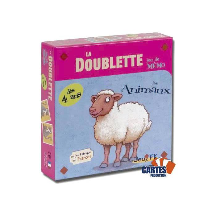 La Doublette Les animaux - Jeu de 60 cartes