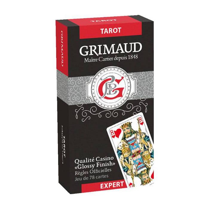 Grimaud Expert Tarot – jeu de 78 cartes cartonnées plastifiées