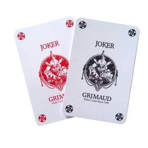 Grimaud Expert Bridge Symmetrical - set of 54 laminated cardboard plastic-coated cards - 4 colors - 4 standard indexes.