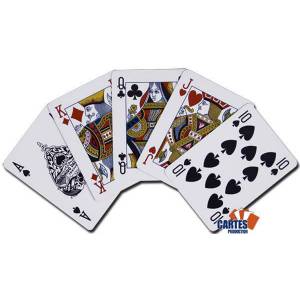 Duo Pack Dal Negro "TORCELLO" - 2 baralhos 100% de plástico - formato de poker - 4 índices padrão - caixa de PVC.