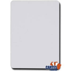 Duo pack NTP Bianco - 2 mazzi di carte 100% plastica - formato poker XL - 4 indici standard