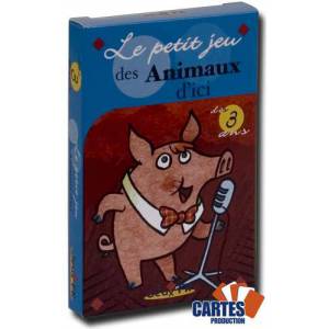 Le petit jeu des Animaux d'ici - Jeu de 32 cartes