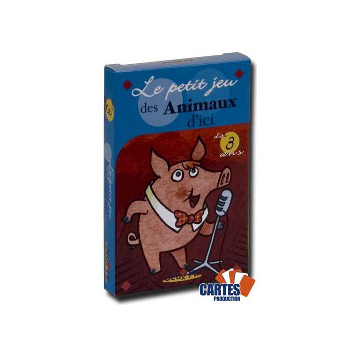 Le petit jeu des Animaux d'ici - Jeu de 32 cartes