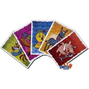 Le petit jeu des Animaux d'ici - Jeu de 32 cartes