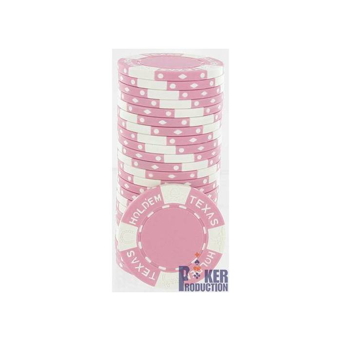 Jetons de poker TEXAS HOLDEM - en Clay Composite – rouleau de 25 jetons – 11