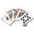 Duo pack Bicycle "RIDER BACK" Standard - 2 sets of 56 plastic-coated linen finish cards - poker size - 2 standard indexes