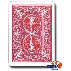 Duo pack Bicycle "RIDER BACK" Standard - 2 sets of 56 plastic-coated linen finish cards - poker size - 2 standard indexes