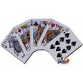 TALLY HO "N°9" - Jeu de 56 cartes toilées plastifiées – format poker – 2 index standards