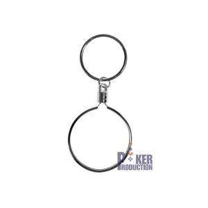 Keychain token door for 40mm poker chip.