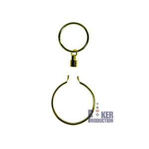 Porte clés porte-jeton pour jeton de poker 40mm