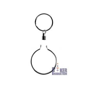 Keychain token holder for 40mm poker chip