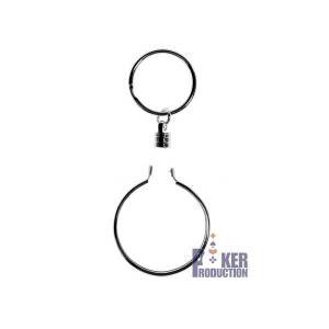 Porte clés porte-jeton pour jeton de poker 40mm