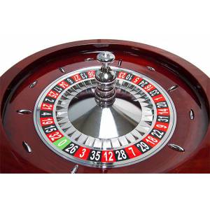 Roulette française "GÉANTE" en acajou - Simple 0 – 68 ou 80 cm - en précommande