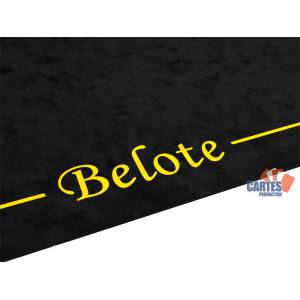 Belote Suede Game Mat - perfect card glide - 60x40 cm.