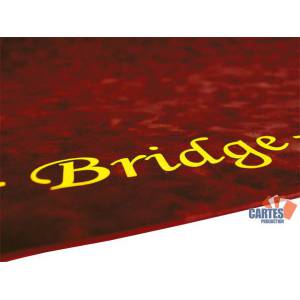 Tapete de Bridge em suedine - 77 x 77 cm