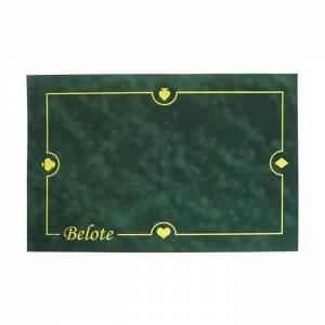 Belote Suede Mat - perfect card glide - 60x40 cm