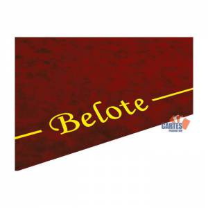 Tapis de Belote en suédine – glisse parfaite des cartes - 60x40 cm